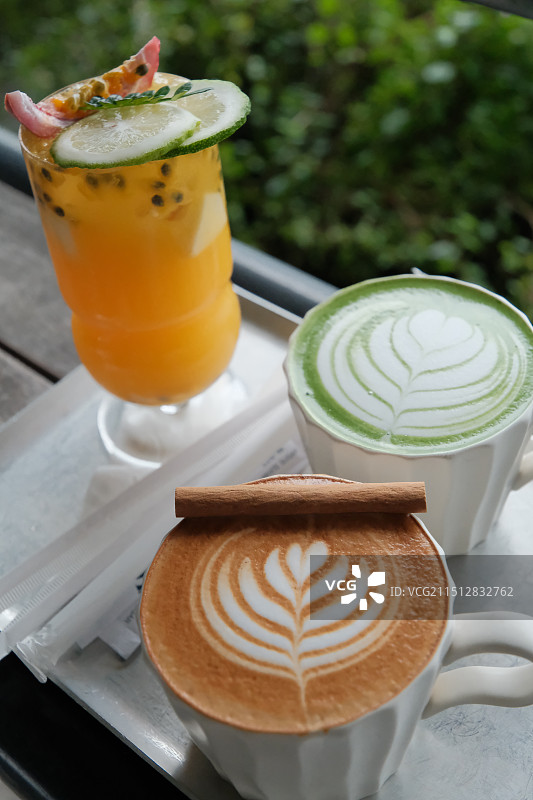 咖啡和拉花图片素材