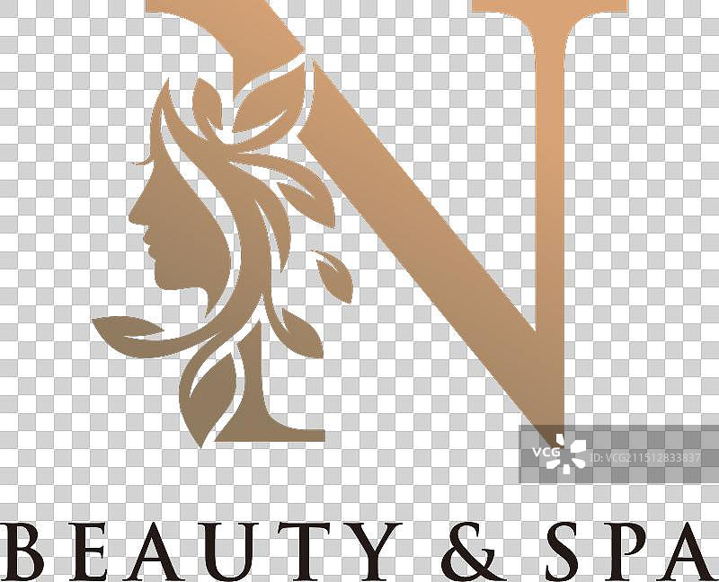 具有创意美学概念的字母标志图片素材