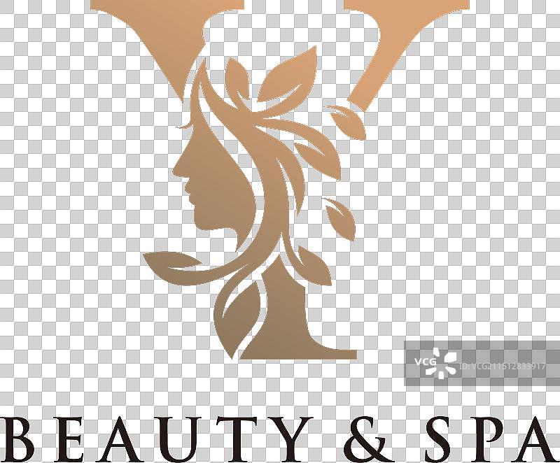 具有创意美学概念的字母标志图片素材