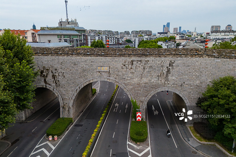 南京明城墙武定门图片素材