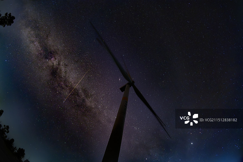 流星与风车图片素材