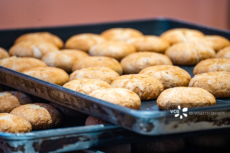 云南大理鲜花饼图片素材