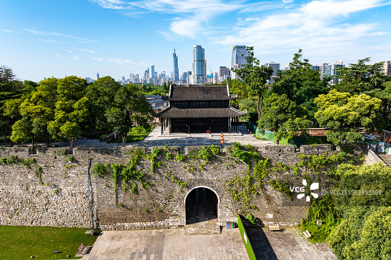 南京明城墙神策门公园图片素材