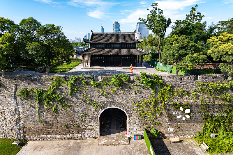 南京明城墙神策门公园图片素材