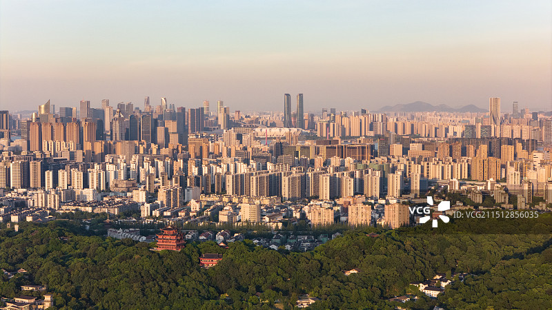 航拍无锡滨湖区图片素材