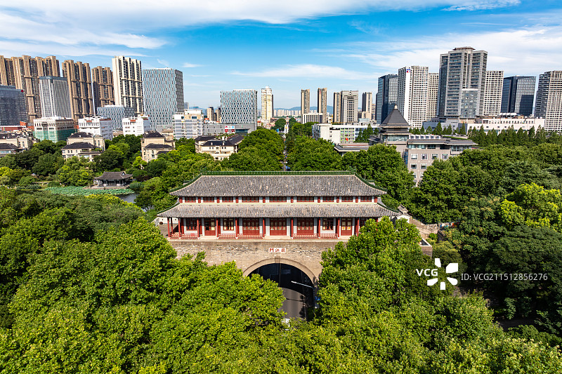 南京明城墙城门-挹江门图片素材