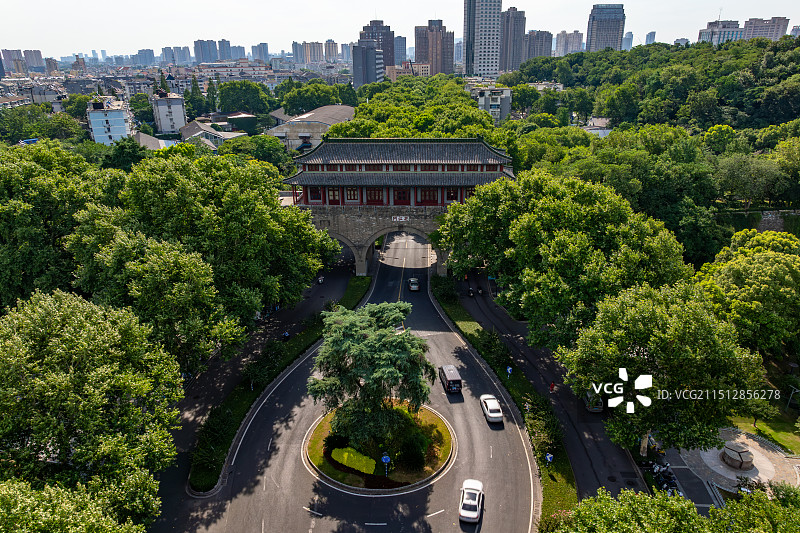 南京明城墙城门-挹江门图片素材