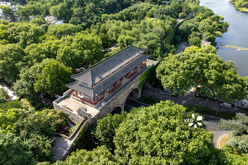 南京明城墙城门-挹江门图片素材