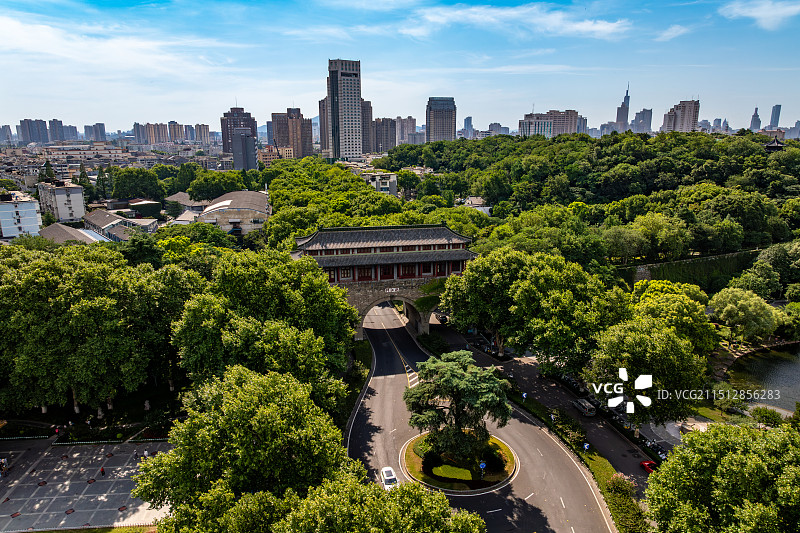南京明城墙城门-挹江门图片素材