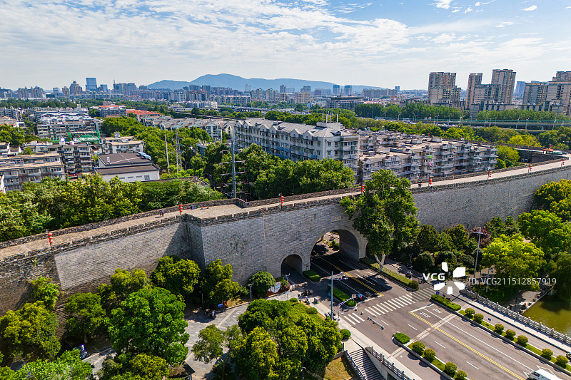 南京明城墙雨花门图片素材
