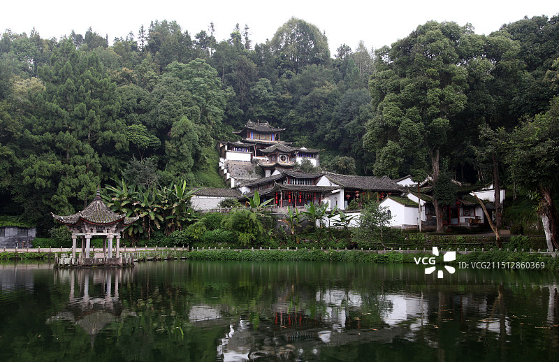 云南腾冲和顺古镇元龙阁图片素材