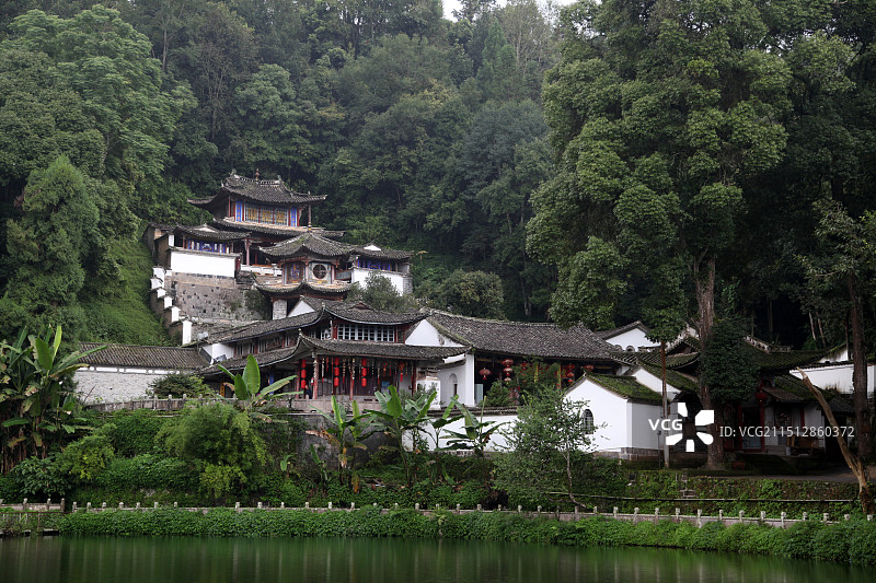 云南腾冲和顺古镇元龙阁图片素材