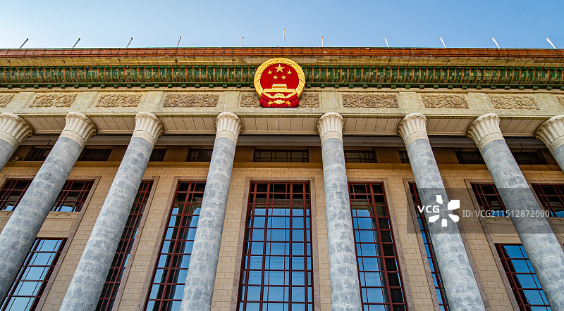 人民大会堂-外部正面图片素材
