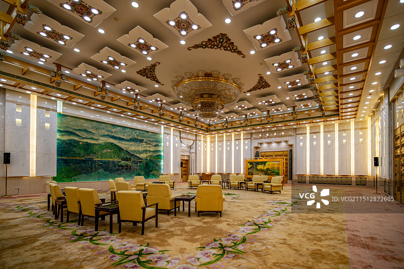 人民大会堂-内部-台湾厅图片素材