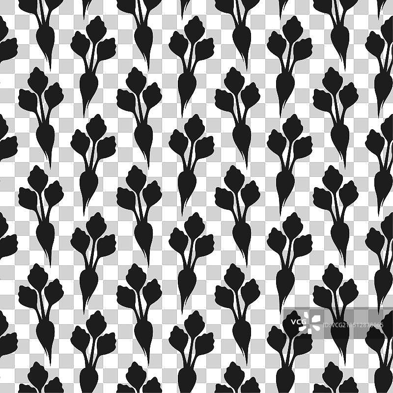 白色背景上的黑白树根图片素材