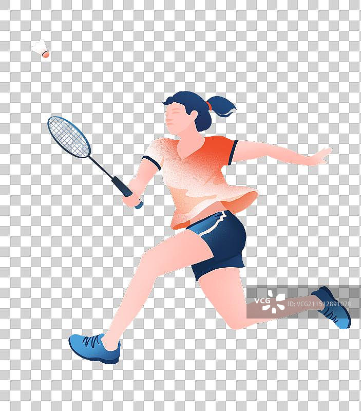 羽毛球运动员比赛奥运会图片素材