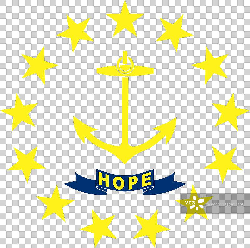 罗德岛州旗图片素材