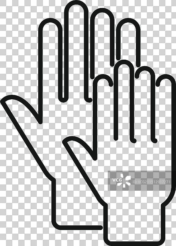 双手击掌庆祝团队合作成功图片素材