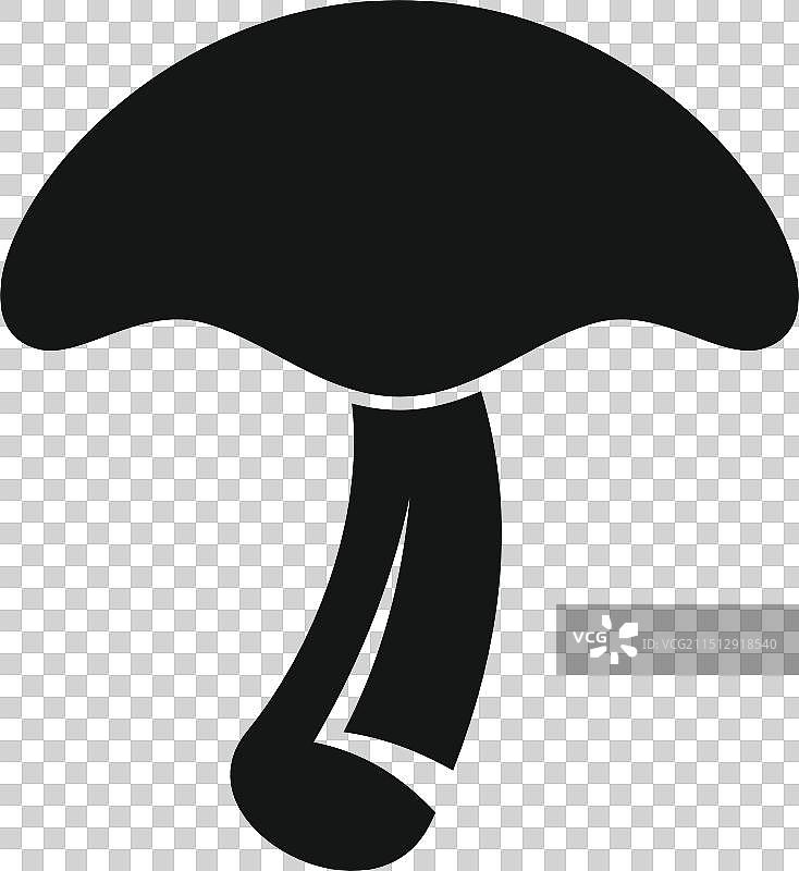 野生粗柄大森林蘑菇图片素材