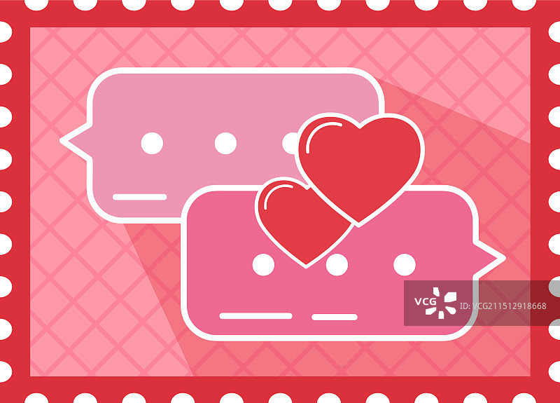 邮资爱情信息邮票图片素材