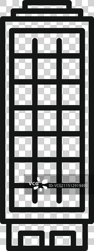 具有多个立面的现代商务中心建筑图片素材