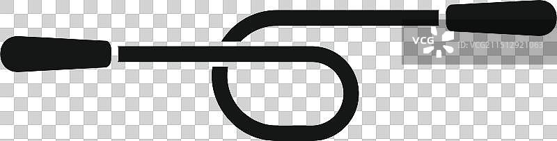 照片和摄像机的黑色快门线图片素材