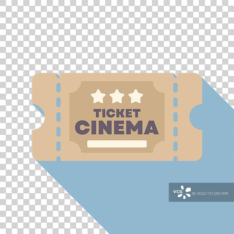 电影票（单人观影）图片素材