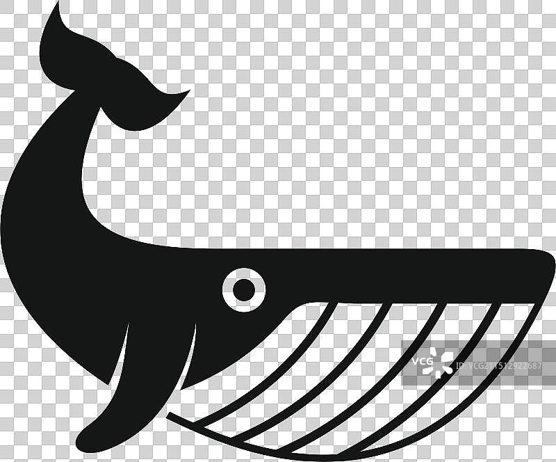 巨鲸浮出海面图片素材