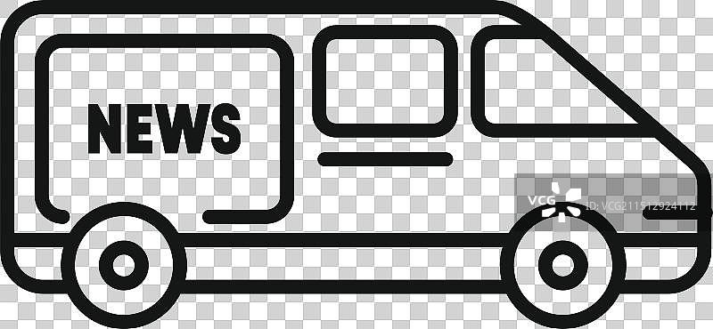 新闻采访车信息采集广播图片素材