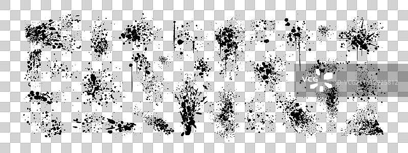 黑色墨滴喷漆涂鸦图片素材