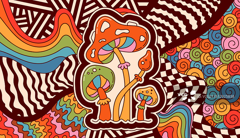 抽象嬉皮装饰图片素材