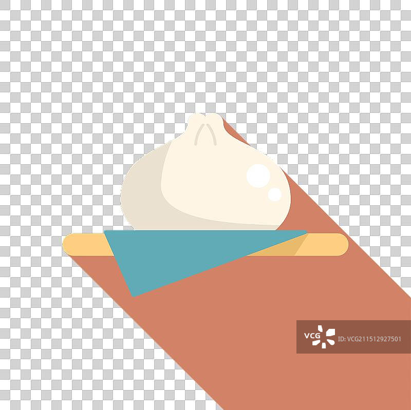 木托盘上的蒸包图片素材