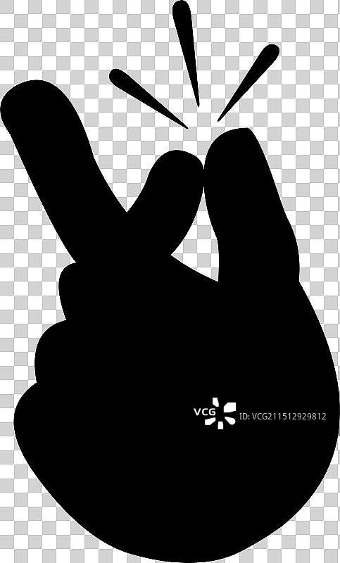 手指打响指轮廓图标图片素材