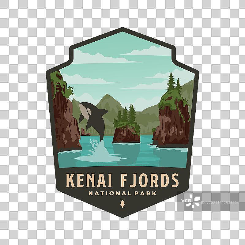 克奈峡湾国家公园标志图片素材