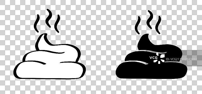 踩到狗屎图片素材