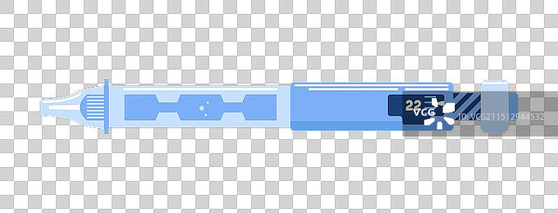 注射药物的胰岛素笔式注射器图片素材