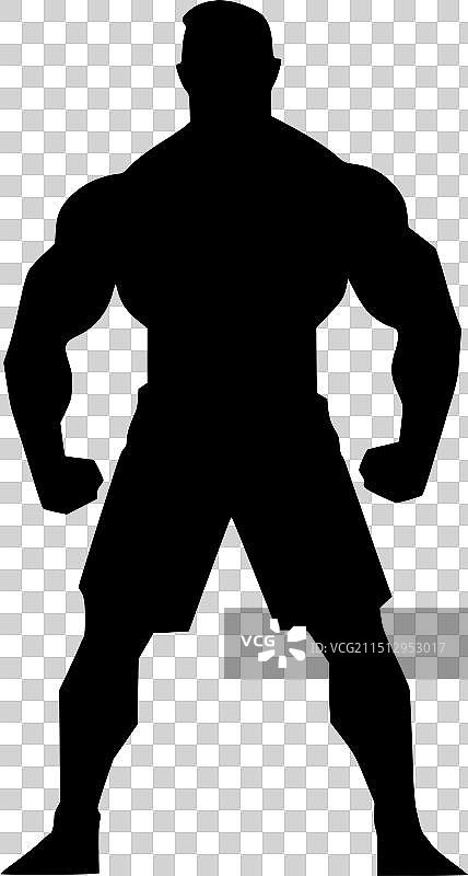 高品质肌肉标志T恤设计图片素材