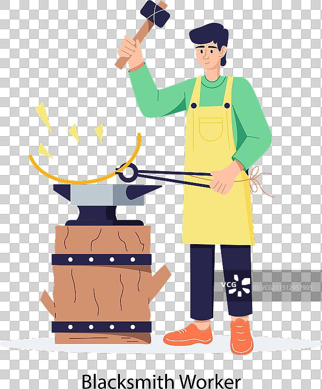 铁匠工人图片素材
