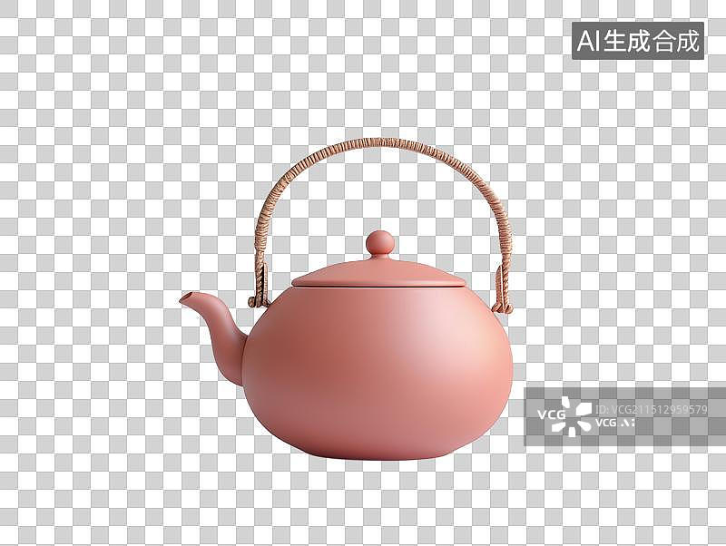 【AI数字艺术】茶壶免抠图片素材