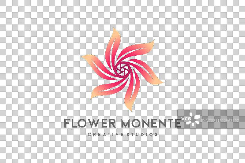 花卉摄影Logo图片素材