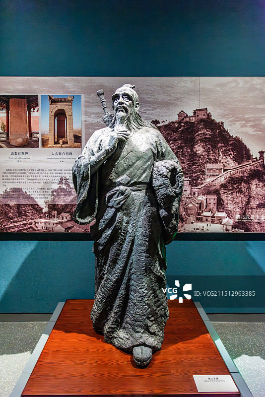 张三丰塑像图片素材