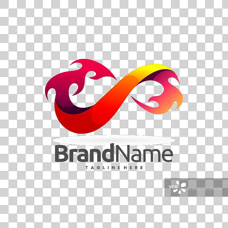 无限火焰logo图片素材