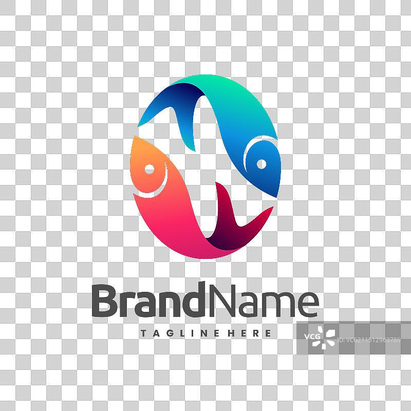 鱼蛋logo设计，鱼和蛋的结合图片素材