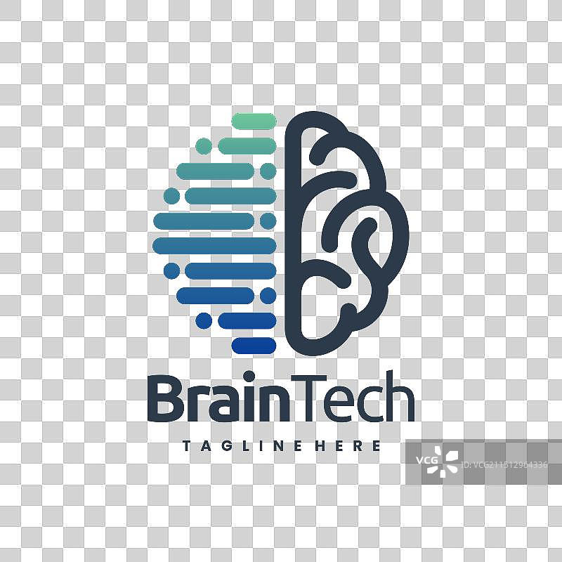 智能大脑Logo图片素材