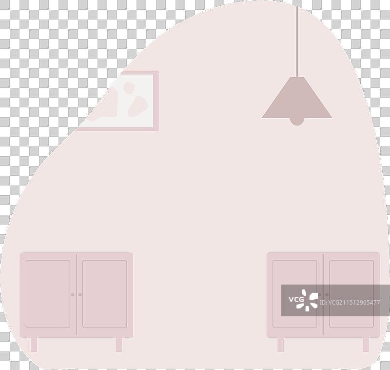 简约的粉色房间内饰图片素材