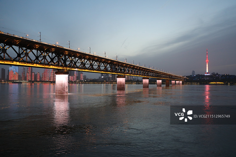 武汉长江大桥图片素材