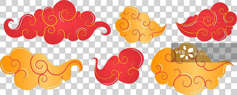 金色红色漩涡艺术品多样性艺术图片素材