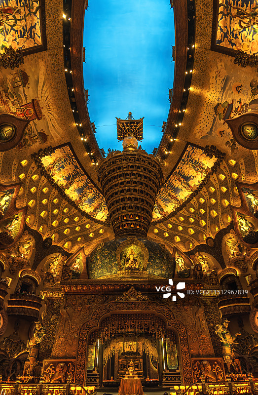 南京牛首山佛顶宫图片素材