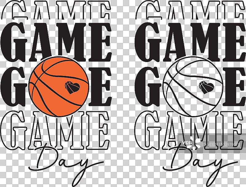 比赛日篮球剪贴画图片素材