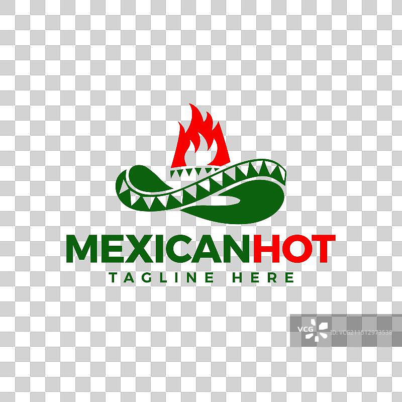 墨西哥辣椒帽Logo设计图片素材